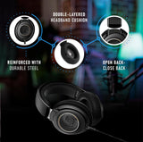 Philips Shp9600 Open Back Headphones with 50Mm Drivers for Quality Sound