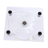 18.8X18.8Cm Laptop Cooling Pad, White Portable USB Powered Fan Cooling , Keep Laptop Cooling, Gift for Friends