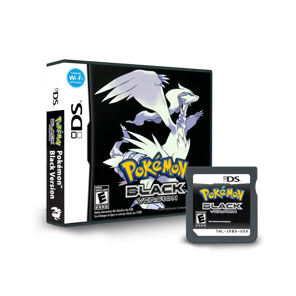 NDS Game Card Pokemon Series Card Pokemon Black 2 Pokemon White 2 USA Version (R4 Card Version) for NDSL 2DS 3DS