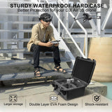 Waterproof Hard Case for DJI Air 3S/Air 3/,DJI RC2/RC N3/RC N2,Goggles 3/ Goggles 2/Goggles Integra,Rc Motion 3/RC Motion 2 and Accessories(Case Only)