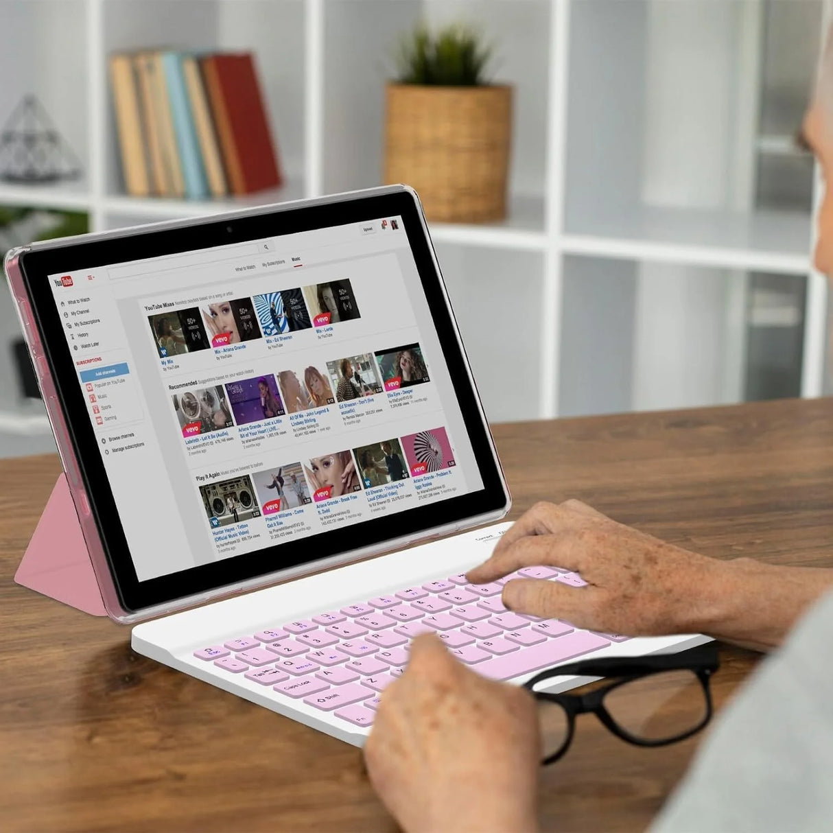 Android 13 Tablet with Keyboard, 10 Inch 2 in 1 Tablets, 12GB RAM+128GB ROM 2.0Ghz CPU Tableta, 2.4G/5G Wifi6 BT 5.0 Tablet PC, 1280*800 HD Tablet with Case Mouse Stylus Film, 6000Mah Battery Tablet