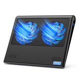 Tecknet Adjustable Laptop Cooling Pad with Dual Fans for Gaming and Study