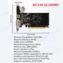 RX 580 GDDR5 Desktop Computer Gaming Graphics Card 1GB-8GB Placa De Video GT1030 GT730 GT610 GT210 GTX650 Video Card