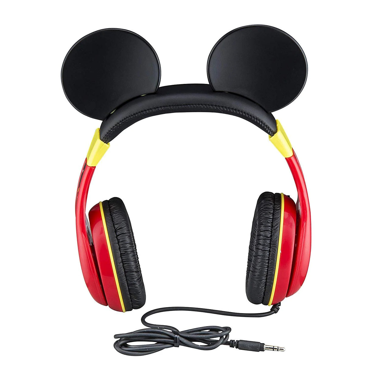 Mickey Mouse Kids Headphones for Kids Adjustable Stereo Tangle-Free 3.5Mm Jack Wired Cord on Ear Headset for Children Parental Volume Control Safe Perfect for School Home and Travel