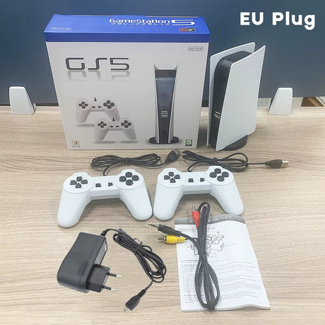 Gamestation 5 Console AV-OUT Home TV Game Console Game Station 5 200Games Double Handle EU/US/UK Plug
