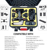 Waterproof DJI FPV Drone Case, DJI FPV Hard Case Compact Carrying Case, FPV Drone Kit, DJI FPV Accessories[Case ONLY]