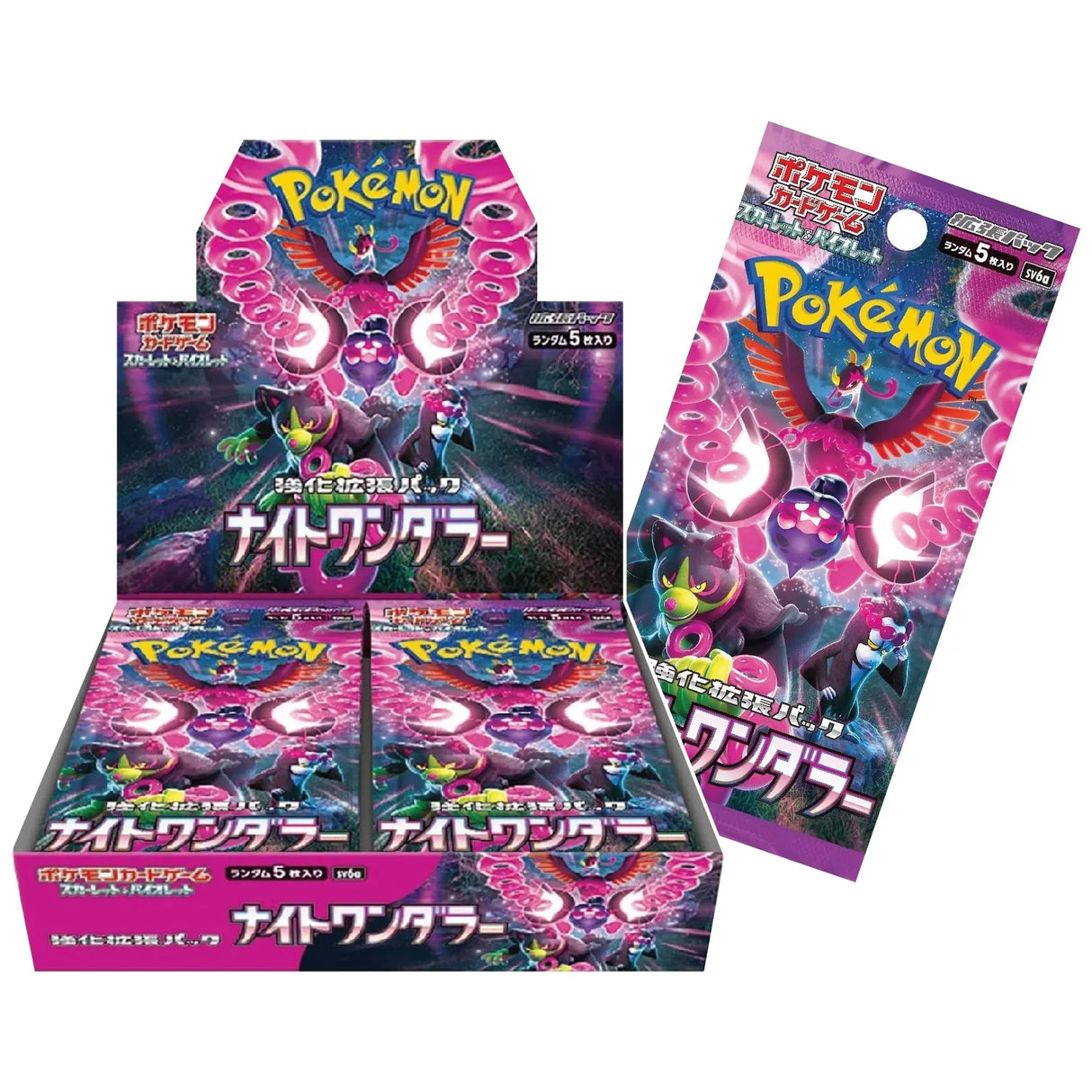 TCG SV6A Scarlet & Violet Night Wanderer Enhanced Expansion Box (Japanese Version)