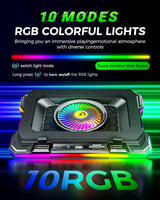Chillcore RGB Gaming Laptop Cooling Pad with 5.5" Turbo Fan, Rapid Cooling for 1