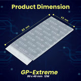 Thermal Pad GP-EXTREME 12W CPU/GPU Graphics Card Motherboard High-Performance Pad Heat Dissipation Silicone Pad Multi-Size