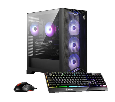 Aegis R2 Gaming Desktop Intel I5-14400F NVIDIA RTX 5060 - 16GB DDR5 1TB SSD Win 11 Black