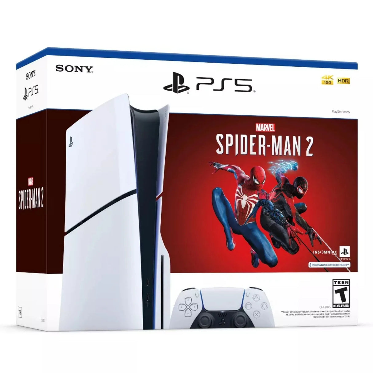 Playstation5 Console- Marvels Spider-Man 2 Bundle (slim)