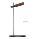 Headphone Stand Headset Holder Earphone Stand with Aluminum & Walnut Wood Desk Gaming Headphone Hook for VR