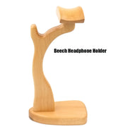 Classic Wooden Heaphones Holder Universal Earphone Hanger Stand Headset Desktop Display Shelf for Gaming Headphone