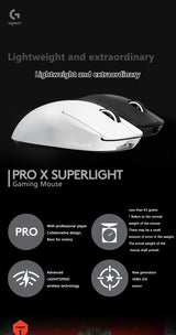 Logitech G PRO X Superlight Wireless Gaming Mouse 16K DPI Sensor Pink Wireless Gaming Mouse 25K HERO Mechanical Gaming Mouse