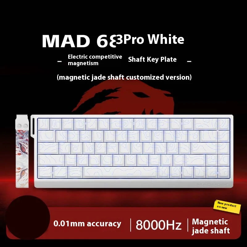 MADLIONS MAD 60HE Keyboard Magnetic Switch MAD68HE Rapid Trigger Wired Gaming Keyboard Hotswap Custom Keyboard Gamer Accessories
