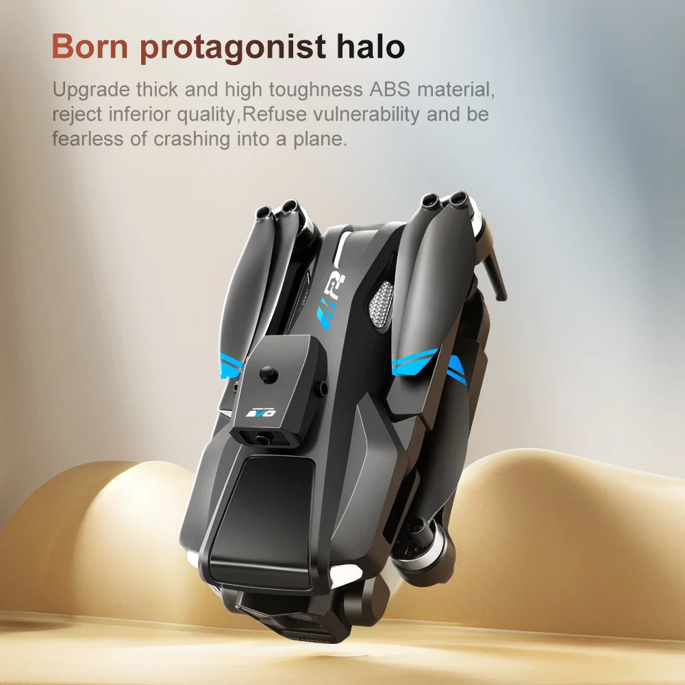 Drone 4K HD Brushless Motor Avoidance Drones with 4.5" Screen On Control Dual Cameras Quadcopter Gifts For Children and Adults