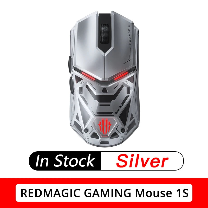 Redmagic gaming Mouse 1S Wired/Wireless/Bluetooth PAW3395 RGB Ergonomics Lightweight Driver Customization Gaming Mouse