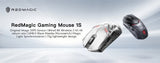 Redmagic gaming Mouse 1S Wired/Wireless/Bluetooth PAW3395 RGB Ergonomics Lightweight Driver Customization Gaming Mouse