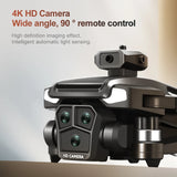 Drone 4K HD Brushless Motor Avoidance Drones with 4.5" Screen On Control Dual Cameras Quadcopter Gifts For Children and Adults