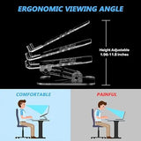 Portable Ergonomic Computer Stand For Laptop, Compatible With 10 To 15.6 Inches Notebook Computers