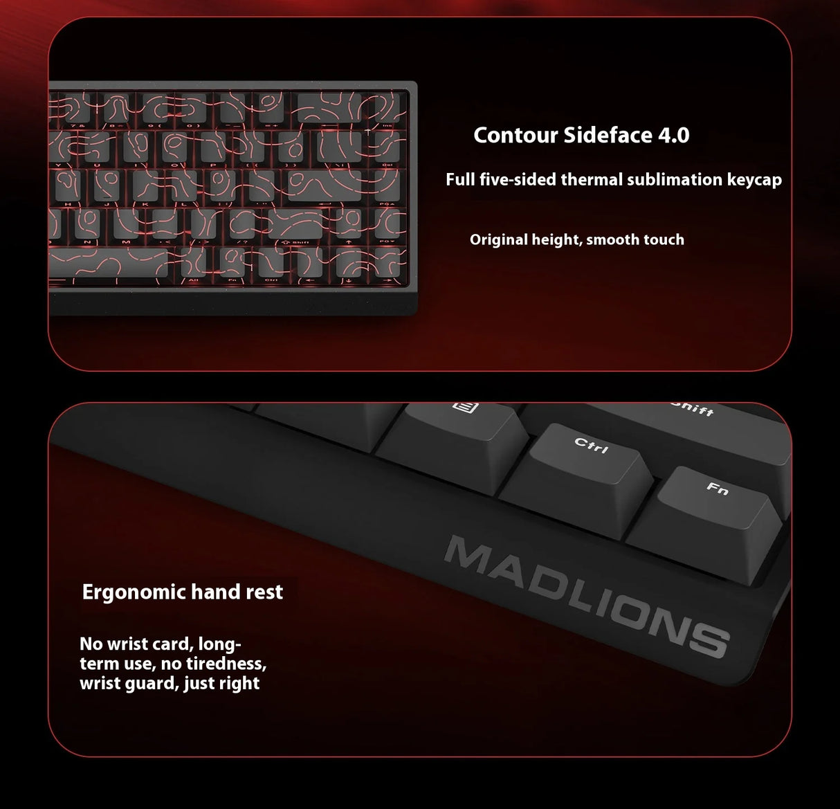 FGG Madlions Mad60 HE Mad68 Pro HE E-sports Magnetic Switch Mechanical Keyboard RGB Wired Hot Swap 8K Customized Gaming Keyboard