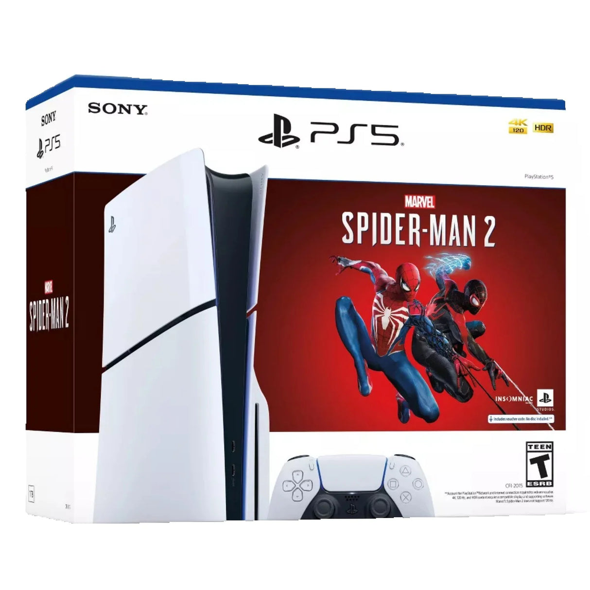 Playstation5 Console- Marvels Spider-Man 2 Bundle (slim)