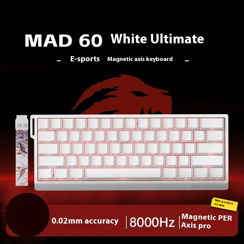 MADLIONS MAD 60HE Keyboard Magnetic Switch MAD68HE Rapid Trigger Wired Gaming Keyboard Hotswap Custom Keyboard Gamer Accessories