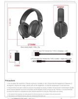 AULA S6 Gaming Headphone Wireless Bluetooth Wired Head-mounted Headsets with Mic Custom Lightweight Desktop Laptop Computer