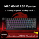 FGG Madlions Mad60 HE Mad68 Pro HE E-sports Magnetic Switch Mechanical Keyboard RGB Wired Hot Swap 8K Customized Gaming Keyboard