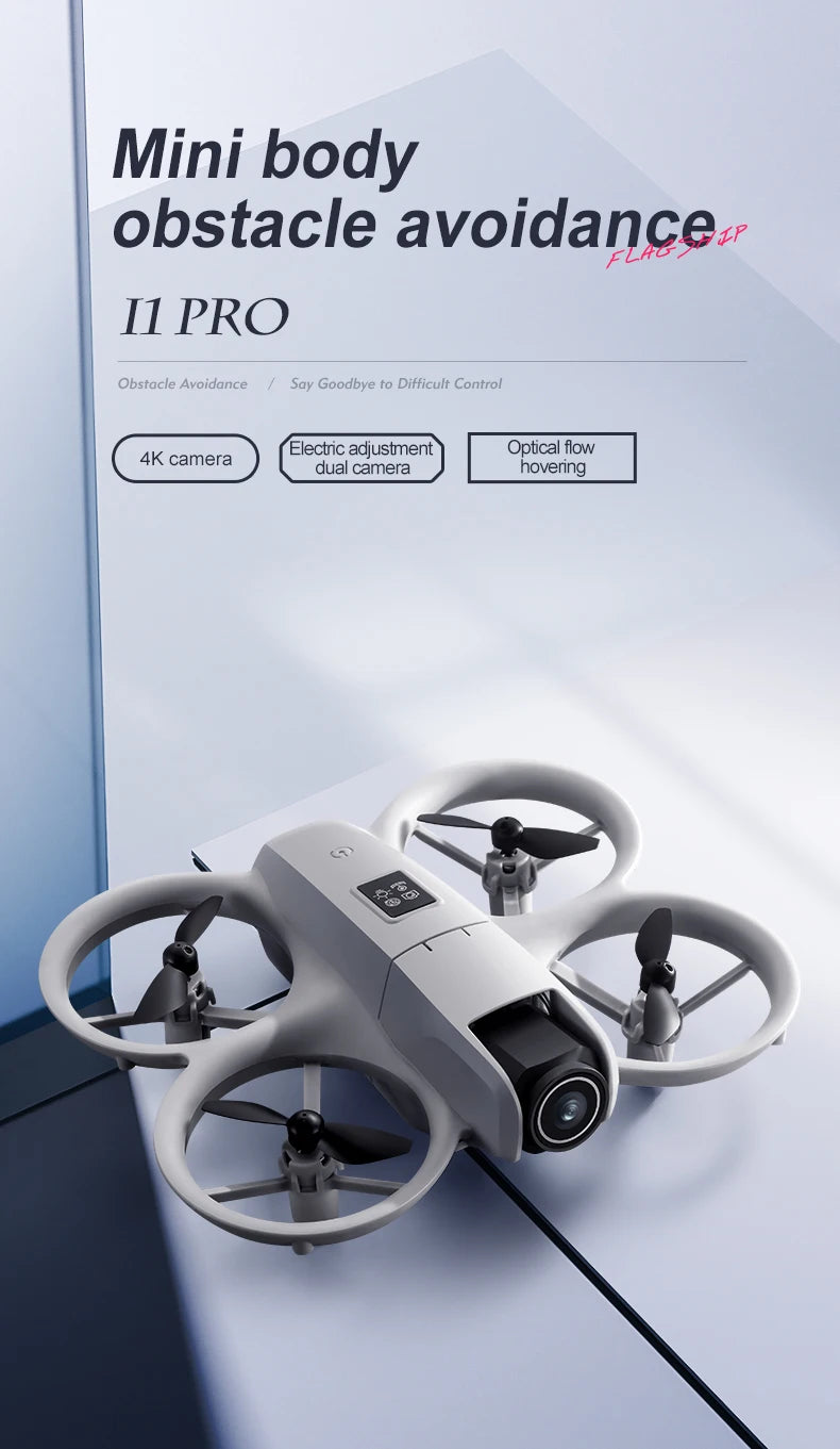 Mini Drone Dual Camera 8K HDAerial Aircraft Obstacle Avoidance UAV Fixed Remote Control Airplane Gift Toys Toy airplane