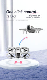 Mini Drone Dual Camera 8K HDAerial Aircraft Obstacle Avoidance UAV Fixed Remote Control Airplane Gift Toys Toy airplane
