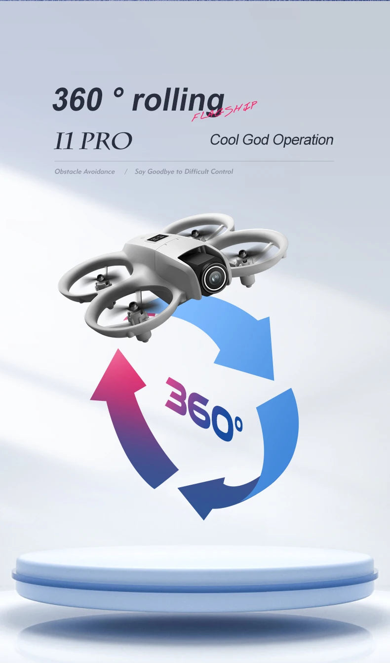 Mini Drone Dual Camera 8K HDAerial Aircraft Obstacle Avoidance UAV Fixed Remote Control Airplane Gift Toys Toy airplane