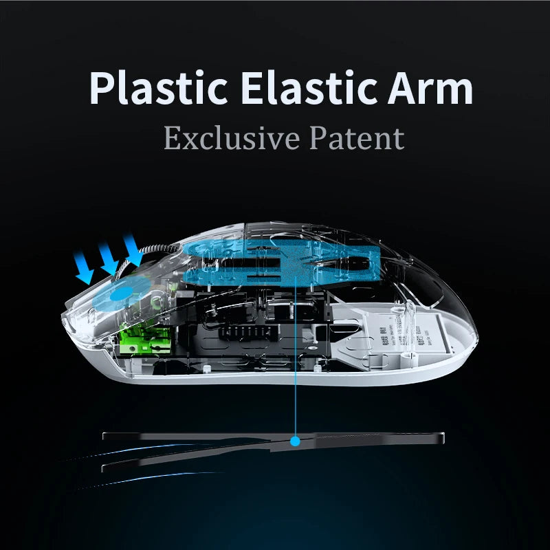 AJAZZ AM3 Pro Max Triple Mode Wireless Gaming Mouse Paw3950 Apex Sensor Magnesium Lightweight Custom Edition Gaming Mouse