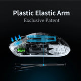 AJAZZ AM3 Pro Max Triple Mode Wireless Gaming Mouse Paw3950 Apex Sensor Magnesium Lightweight Custom Edition Gaming Mouse