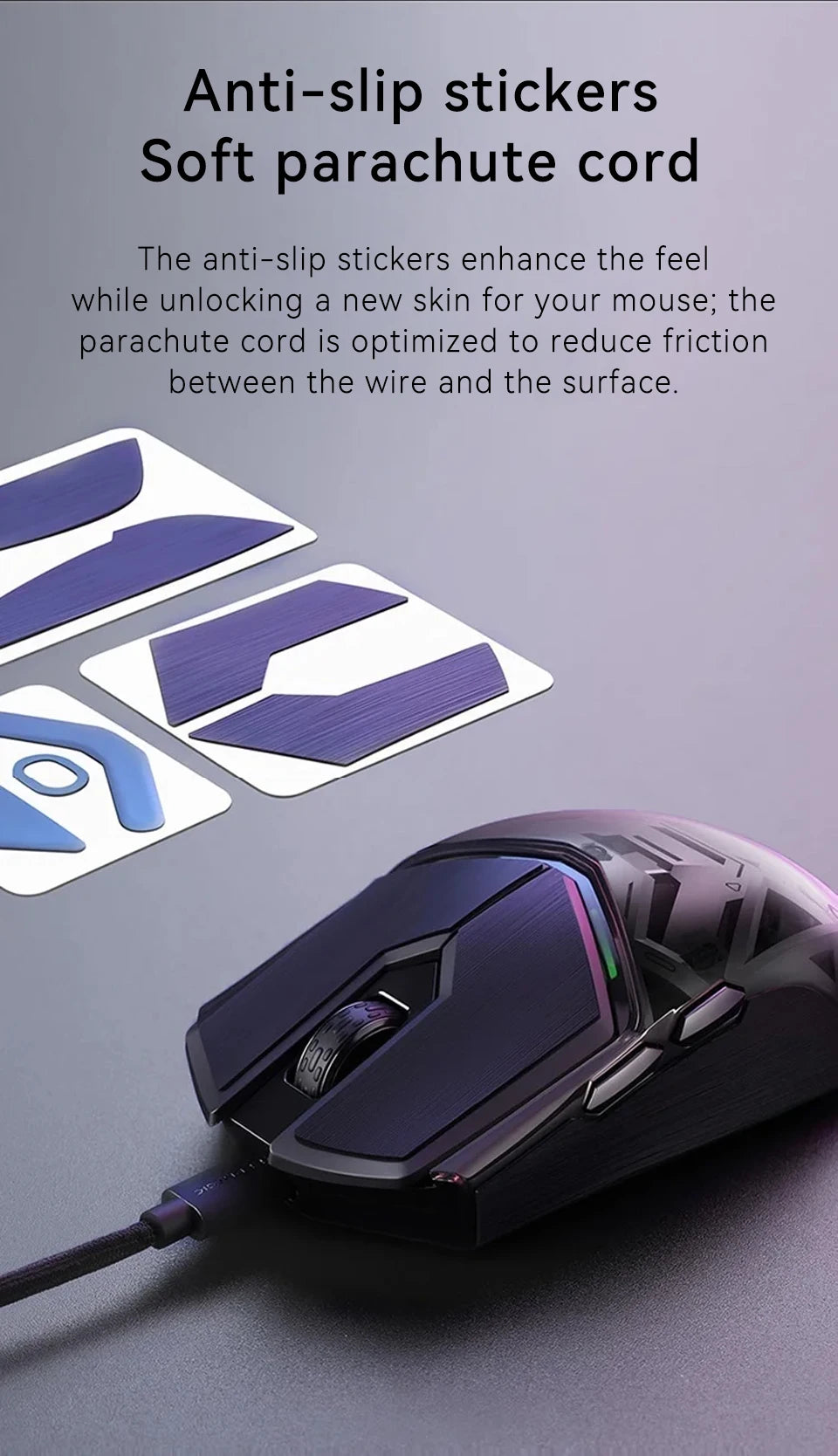 Redmagic gaming Mouse 1S Wired/Wireless/Bluetooth PAW3395 RGB Ergonomics Lightweight Driver Customization Gaming Mouse