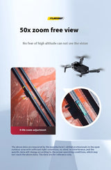 Mini Drone High Definition Aerial Photography  Vehicle Quad Axis Obstacle Avoidance Remote Control Airplane Children Toy