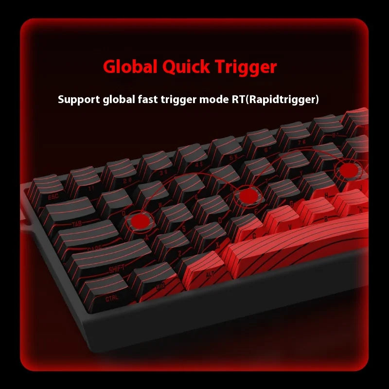 MADLIONS MAD 60HE Keyboard Magnetic Switch MAD68HE Rapid Trigger Wired Gaming Keyboard Hotswap Custom Keyboard Gamer Accessories