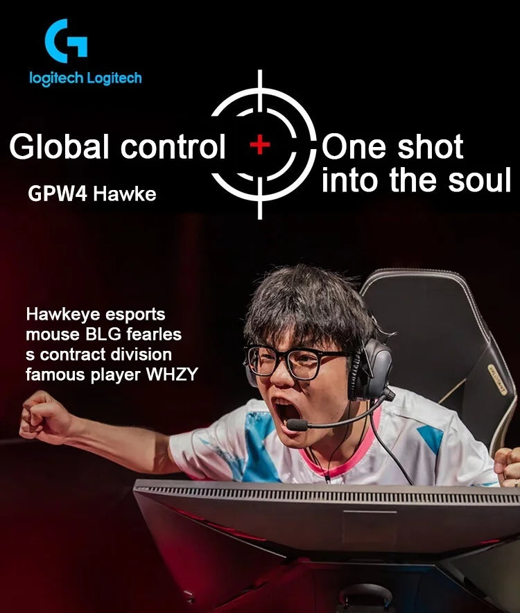 Logitech PRO X SUPERLIGHT 2 DEX GPW4 Wireless Gaming Mouse Lightweight ROSE FINCH Hawkeye Gaming Mouse