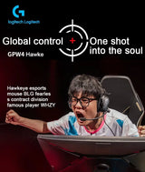 Logitech PRO X SUPERLIGHT 2 DEX GPW4 Wireless Gaming Mouse Lightweight ROSE FINCH Hawkeye Gaming Mouse