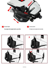 Madcatz Rat8+ Mouseesports Gaming Rat Pro X3 Wired Mechanical Mouse 11 Keys Programming Button Mice Pmw3389 Comfortable Custom