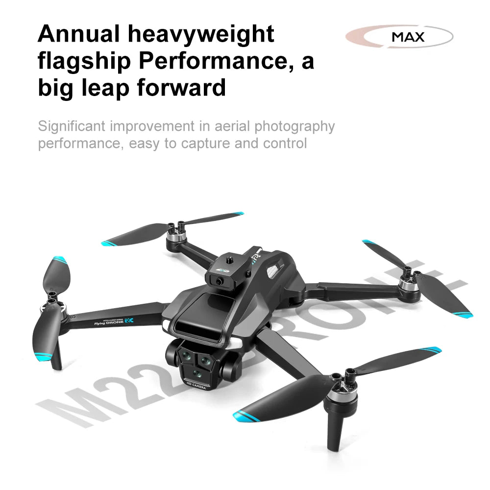 Drone 4K HD Brushless Motor Avoidance Drones with 4.5" Screen On Control Dual Cameras Quadcopter Gifts For Children and Adults
