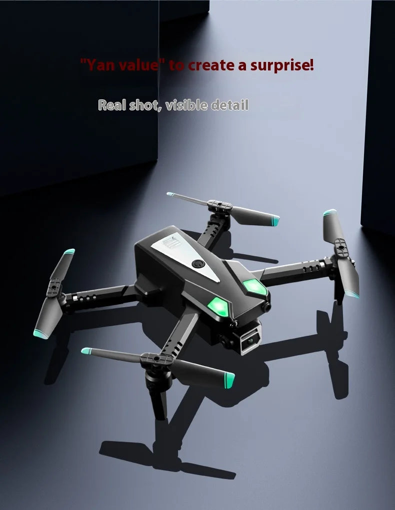 Mini Drone High Definition Aerial Photography  Vehicle Quad Axis Obstacle Avoidance Remote Control Airplane Children Toy