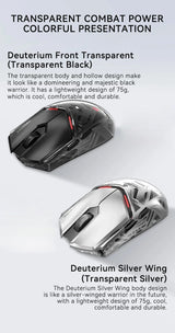 Redmagic gaming Mouse 1S Wired/Wireless/Bluetooth PAW3395 RGB Ergonomics Lightweight Driver Customization Gaming Mouse