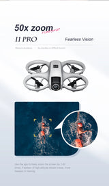 Mini Drone Dual Camera 8K HDAerial Aircraft Obstacle Avoidance UAV Fixed Remote Control Airplane Gift Toys Toy airplane