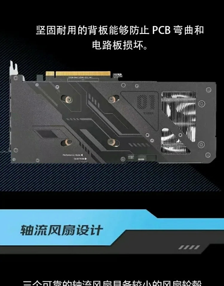 ATS RX7650GRE O8G New Triple Fan Gaming Graphics Card GDDR6 Video Memory 10GB Capacity DP for Workstation Use