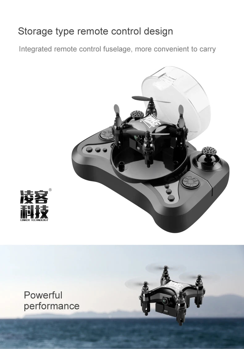 Mini Drone Movie Quality Photography Remote Control Aircraft Aircraft Helicopter Kid Children's Toy Gift