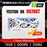 Yeston RX 9070XT-16G OC GDDR6 256bit 20Gbps Graphics Card 2518MHz Esports live video editing game graphics card