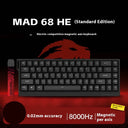 MADLIONS MAD 60HE Keyboard Magnetic Switch MAD68HE Rapid Trigger Wired Gaming Keyboard Hotswap Custom Keyboard Gamer Accessories