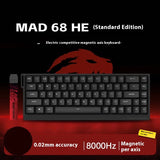 MADLIONS MAD 60HE Keyboard Magnetic Switch MAD68HE Rapid Trigger Wired Gaming Keyboard Hotswap Custom Keyboard Gamer Accessories