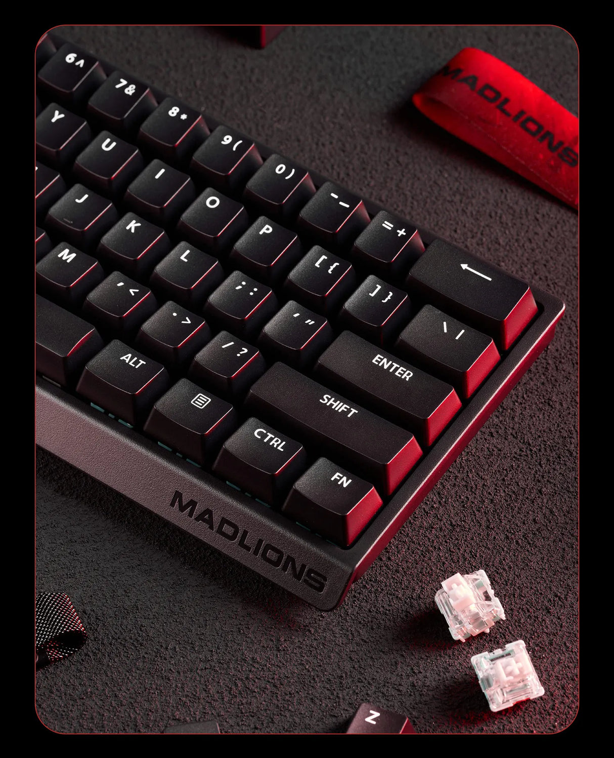 MADLIONS MAD 60HE Keyboard Magnetic Switch MAD68HE Rapid Trigger Wired Gaming Keyboard Hotswap Custom Keyboard Gamer Accessories